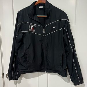 Vintage 2011 Nike Black Windbreaker Jacket Sz L
